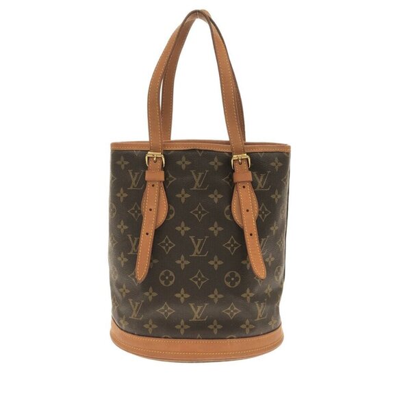Auth LOUIS VUITTON Petit Bucket M42238 Monogram AR1924 Shoulder Bag - Picture 1 of 15